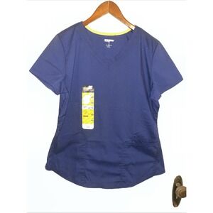 ScrubStar‎ NWT Dark Blue Medium 3 Front Pockets